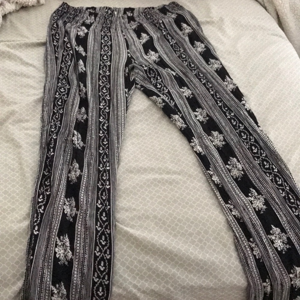 Tribal print flared pants